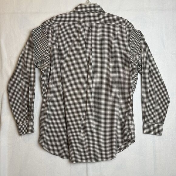 Ralph Lauren‎ Polo Shirt Mens Large Brown Red Pony Button Up Classic Fit Cotton - Picture 8 of 8